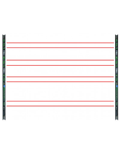 Barriera Antifurto IP65 in alluminio da esterno 204cm portata 30 metri con  12 fasci infrarossi