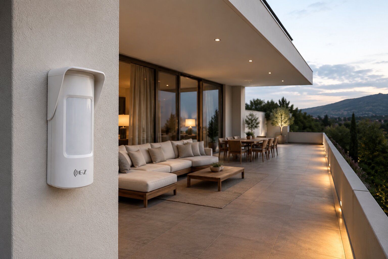 GZ-ARGO-OUT-TRI rilevatore wireless da esterno tripla tecnologia con microonda 24 GHz per sistema GZ Argo
