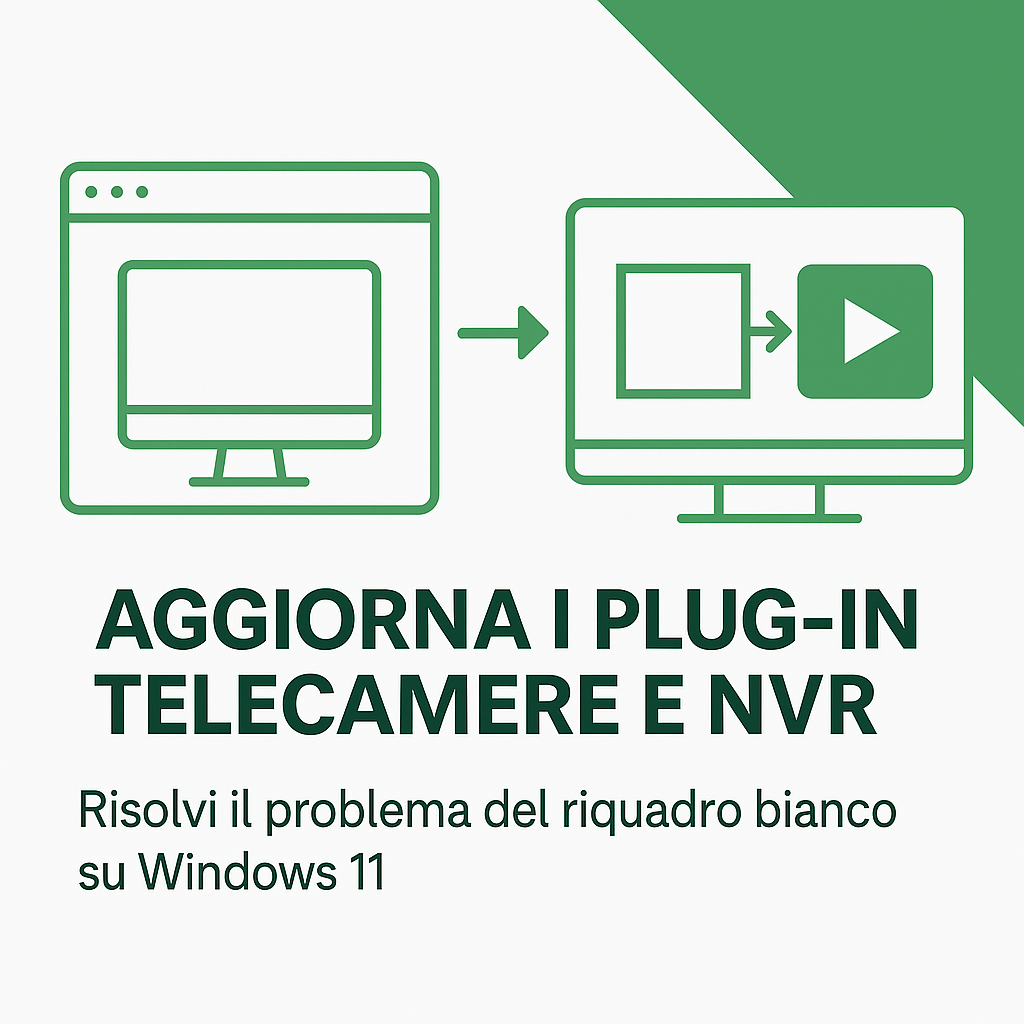 Aggiorna i plug-in Telecamere e NVR GZSECUTEL