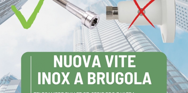 NUOVA VITE DI BLOCCO IN ACCIAIO INOX